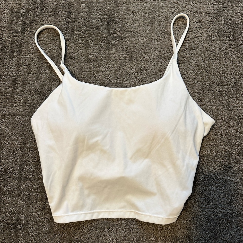 White workout top